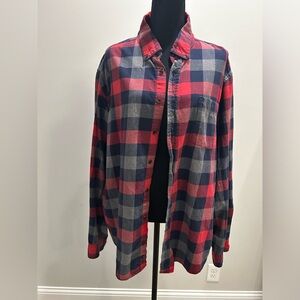 GoodFellow & Co Men’s Plaid long sleeve shirt. Size XXL